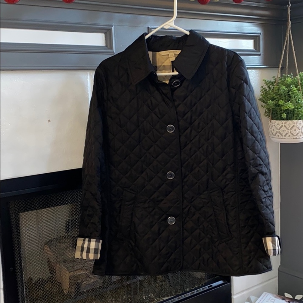 Burberry quilted jacket XL